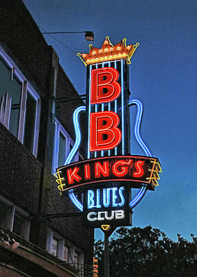 Jazz Photos - B. B. Kings Blues Club - Memphis by Allen Beatty