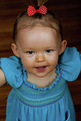 Staff Picks Rosemary Obrien Rights Managed Images - Baby Learning to Walk Royalty-Free Image by Robert Ford