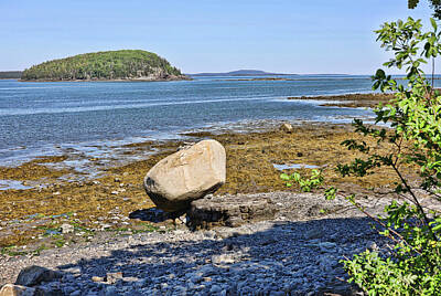Not Your Everyday Rainbow - Balance Rock, Bar Harbor, ME by Allen Beatty