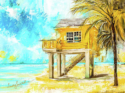 Royalty-Free and Rights-Managed Images - Barbados Afternoon - Barbados Art by Lourry Legarde