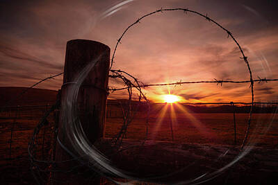 World Forgotten - Barbed Sunset by Jim Love