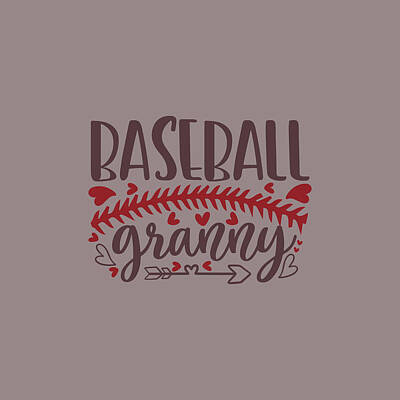 Baseball Royalty-Free and Rights-Managed Images - Baseball granny-01 by Celestial Images