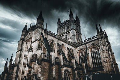 Halloween Elwell Royalty Free Images - Bath Cathedral Royalty-Free Image by Martin Newman