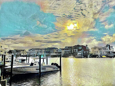 Surrealism Royalty Free Images - Bay Area Living Royalty-Free Image by Surreal Jersey Shore