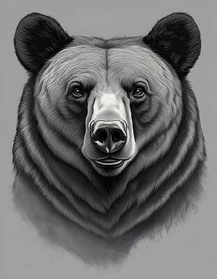 Whimsically Poetic Photographs - Bear head in realistic, cartoonish design by Rostislav Bouda