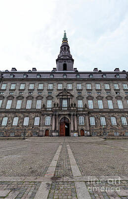 Vintage Volkswagen Royalty Free Images - Beautiful Christansborg Palace Royalty-Free Image by Danaan Andrew