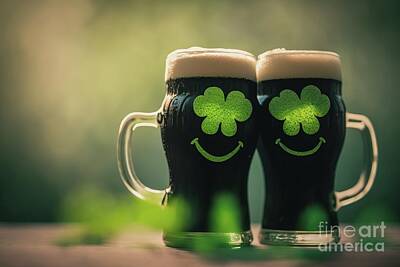 Beer Photos - Beer is the protagonist in the celebrations of Saint Patrick. Ai by Joaquin Corbalan