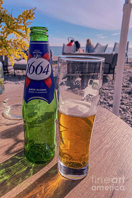 Beer Photos - Beer on the Riviera by Dr Ryan Champeau