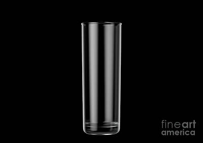 Beer Royalty-Free and Rights-Managed Images - Beer Stange Pint Glass by Allan Swart