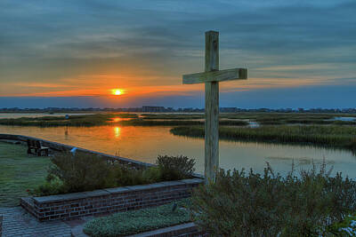 Cities Photos - Belin Church at Sunrise 3 by Steve Rich