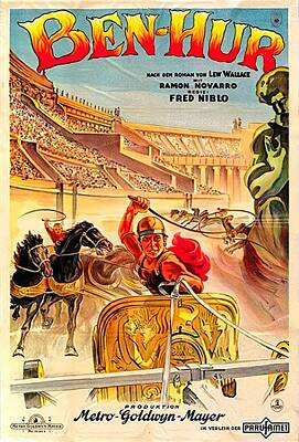 Royalty-Free and Rights-Managed Images - Ben-Hur, 1925 by Stars on Art