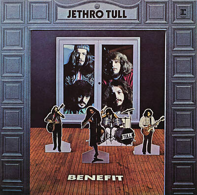 Music Mixed Media - Benefit - Jethro Tull by Robert VanDerWal