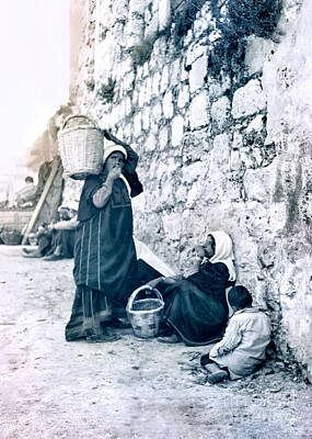 Boho Christmas - Bethlehem Women in 1954 by Munir Alawi