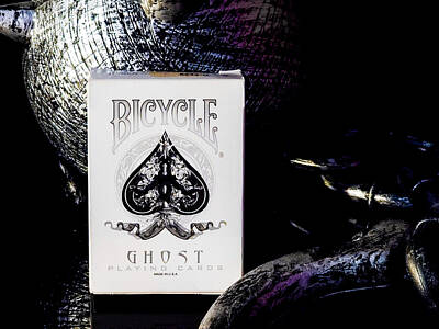 David Gallie Royalty Free Images - Bicycle Ghost Playing Cards Royalty-Free Image by David Gallie