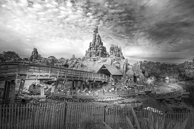 Mark Andrew Thomas Royalty-Free and Rights-Managed Images - Big Thunder Mountain Railroad by Mark Andrew Thomas