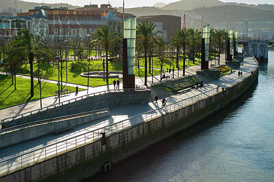 City Scenes Royalty-Free and Rights-Managed Images - Bilbao cityscape 07 by Mikel Bilbao Gorostiaga