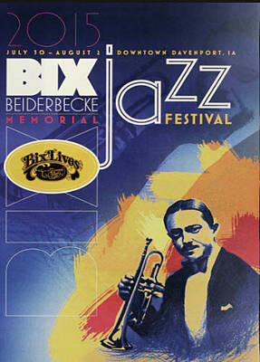 Jazz Photo Royalty Free Images - Bix Beiderbecke Jazz Fest Royalty-Free Image by Imagery-at- Work