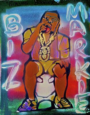 Recently Sold - Music Paintings - Biz Markie- Picking Boogers by Tony B Conscious