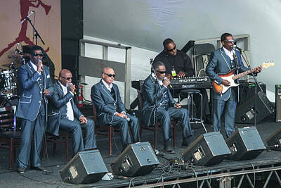 Randall Nyhof Royalty-Free and Rights-Managed Images - Blind Boys of Alabama Photograph by Randall Nyhof