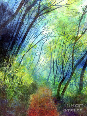 Landscapes Kadek Susanto - Blue Fog-pastel colors by Hailey E Herrera