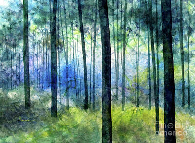 Paintings - Blue Symphony - Digital Art by Hailey E Herrera