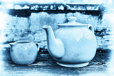 Easter Egg Hunt - Blue Tea by Sharon Popek