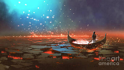 Light Abstractions - Boatboy by Tithi Luadthong