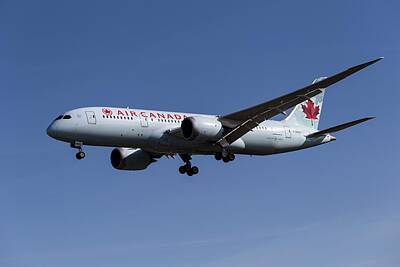 Gaugin Royalty Free Images -  Boeing 787-8  Air Canada Royalty-Free Image by David Pyatt