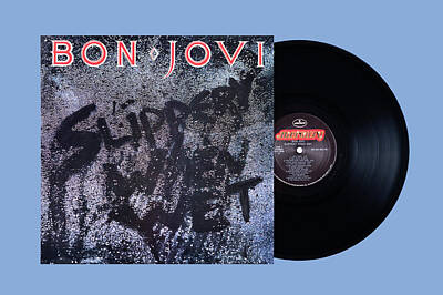 Rock And Roll Digital Art - Bon Jovi - Music by Robert VanDerWal