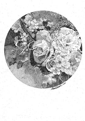 Floral Drawings - Boquet by Miranda Brouwer