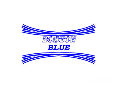 Achieving - Boston Blue with Curved Design by Douglas Brown