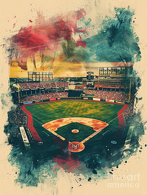 Baseball Rights Managed Images - Boston Red Sox stadium  Royalty-Free Image by Tommy Mcdaniel