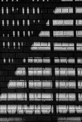 Thomas Kinkade - Brick Wall - Light and Shadow by Robert Ullmann