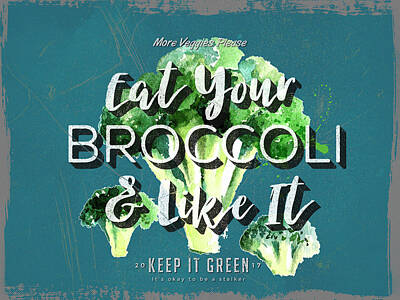 Chocolate Lover - Broccoli Lover by Brandi Fitzgerald