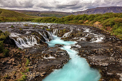 Caravaggio Royalty Free Images - Bruarfoss Iceland Royalty-Free Image by Pierre Leclerc Photography