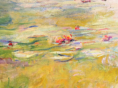 Easter Bunny - Brush strokes of Monet by Marilyn Hunt