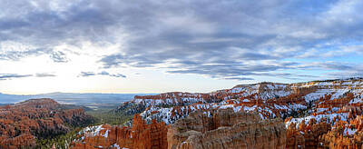 Mountain Photos - Bryce Canyon Right Side from Sunset Point by Mike Gifford