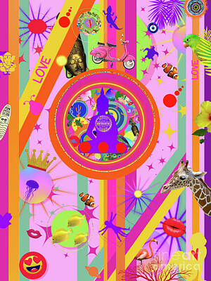 Gary Grayson Pop Art - Buddha 2.0 by Galaxy Epopteia
