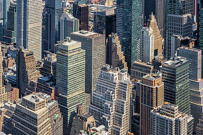 Cities Photos - Building In New York by Manjik Pictures