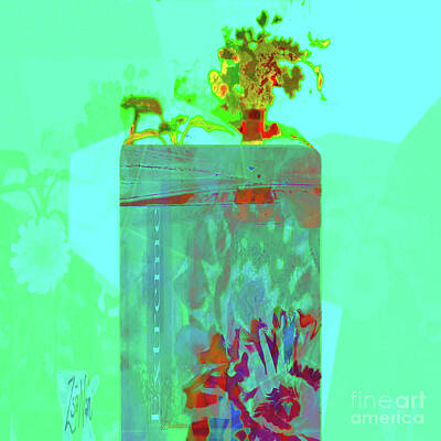 Whimsical Flowers - Burst of Brilliance No 1 by Zsanan Studio