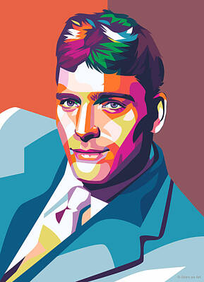 Royalty-Free and Rights-Managed Images - Burt Lancaster illustration by Stars on Art