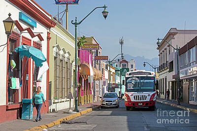 Negative Space - Bus in Tepic, Nayarit, Mexico by Arterra Picture Library