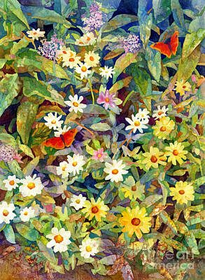 High Heel Paintings - Butterfly Garden by Hailey E Herrera