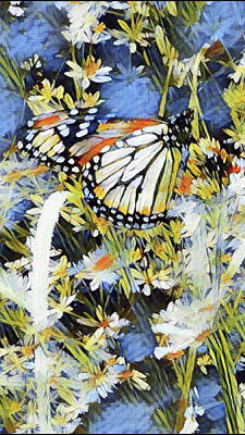 Grimm Fairy Tales Royalty Free Images - Butterfly Painting #10 Royalty-Free Image by Freddy Alsante