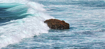 Beach Photos - Cabo waves by Kelley Nelson
