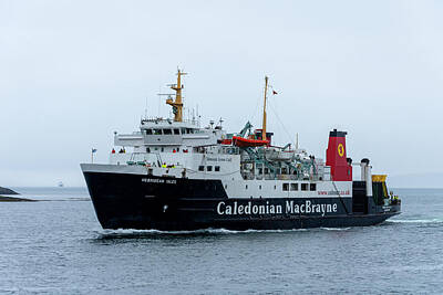 Modern Sophistication Modern Abstract Paintings - CalMac ferry by Steev Stamford