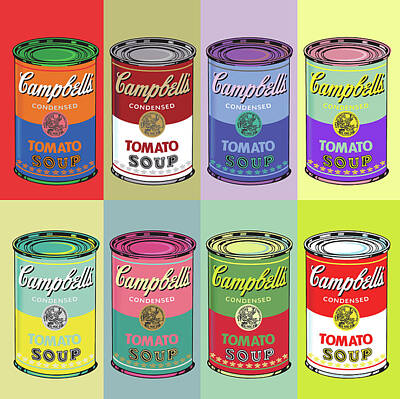 Boho Christmas - Campbells Soup 8 by Pop Art World