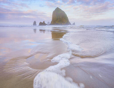 Royalty-Free and Rights-Managed Images - Cannon Beach Textures in the Sand by Darren White