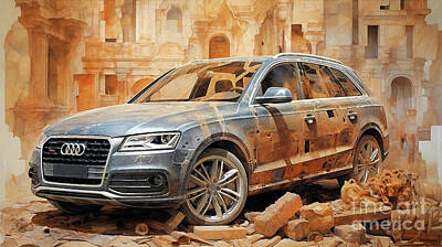 Royalty-Free and Rights-Managed Images - Car 1774 Audi Q5 by Clark Leffler