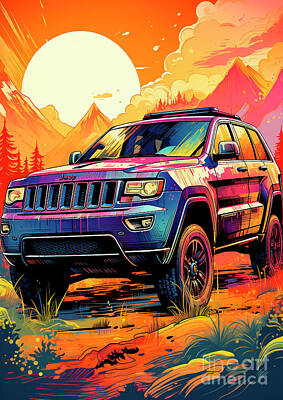 Royalty-Free and Rights-Managed Images - Car 365 Jeep Grand Cherokee  by Clark Leffler